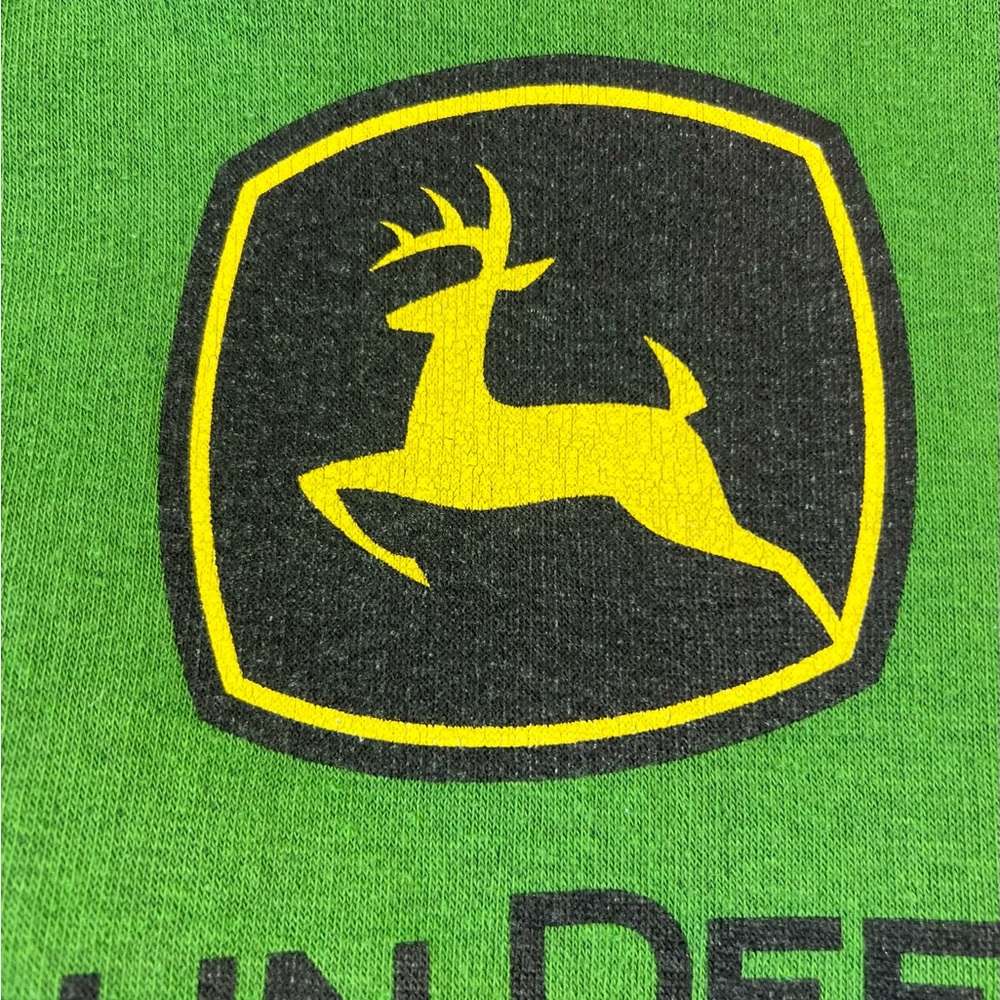John Deere Tractors Green Hoodie Sweatshirt Size Medium - Picture 8 of 8